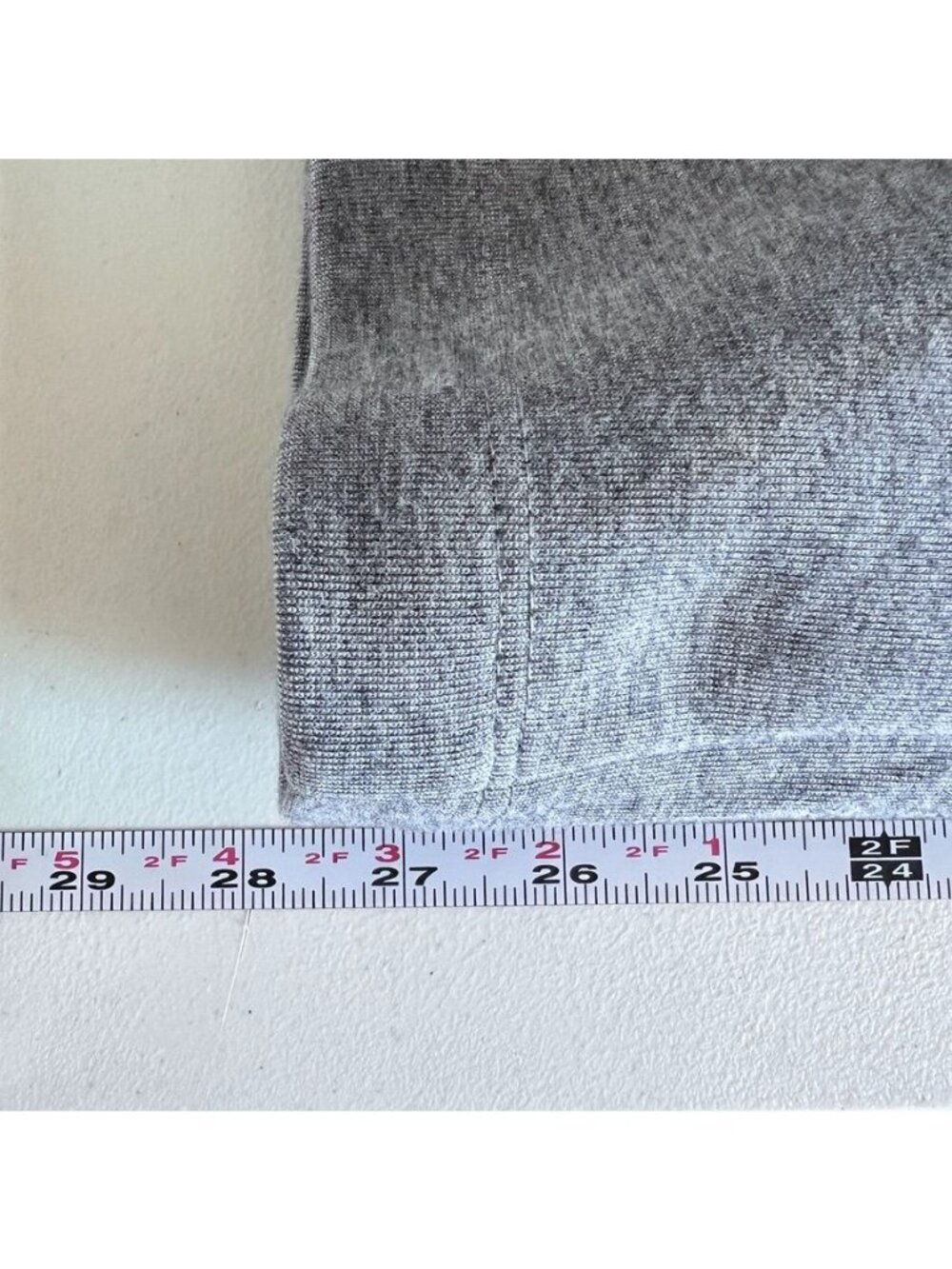 Heather Gray Knit Blazer Unstructured Stretch Jersey Minimalist Office XL - Picture 11 of 14